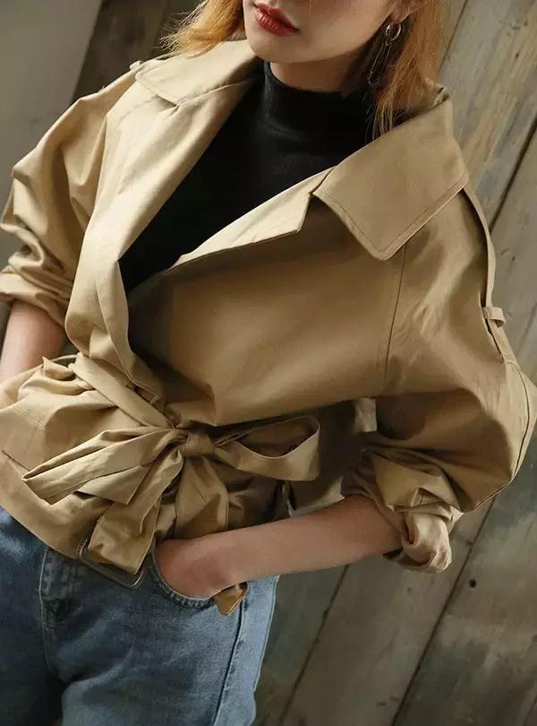 风衣不用多就只买这样一件经典的就可以穿的潮流又时髦了