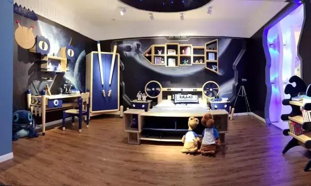 蓝蓝部落全屋定制,打造双人儿童房