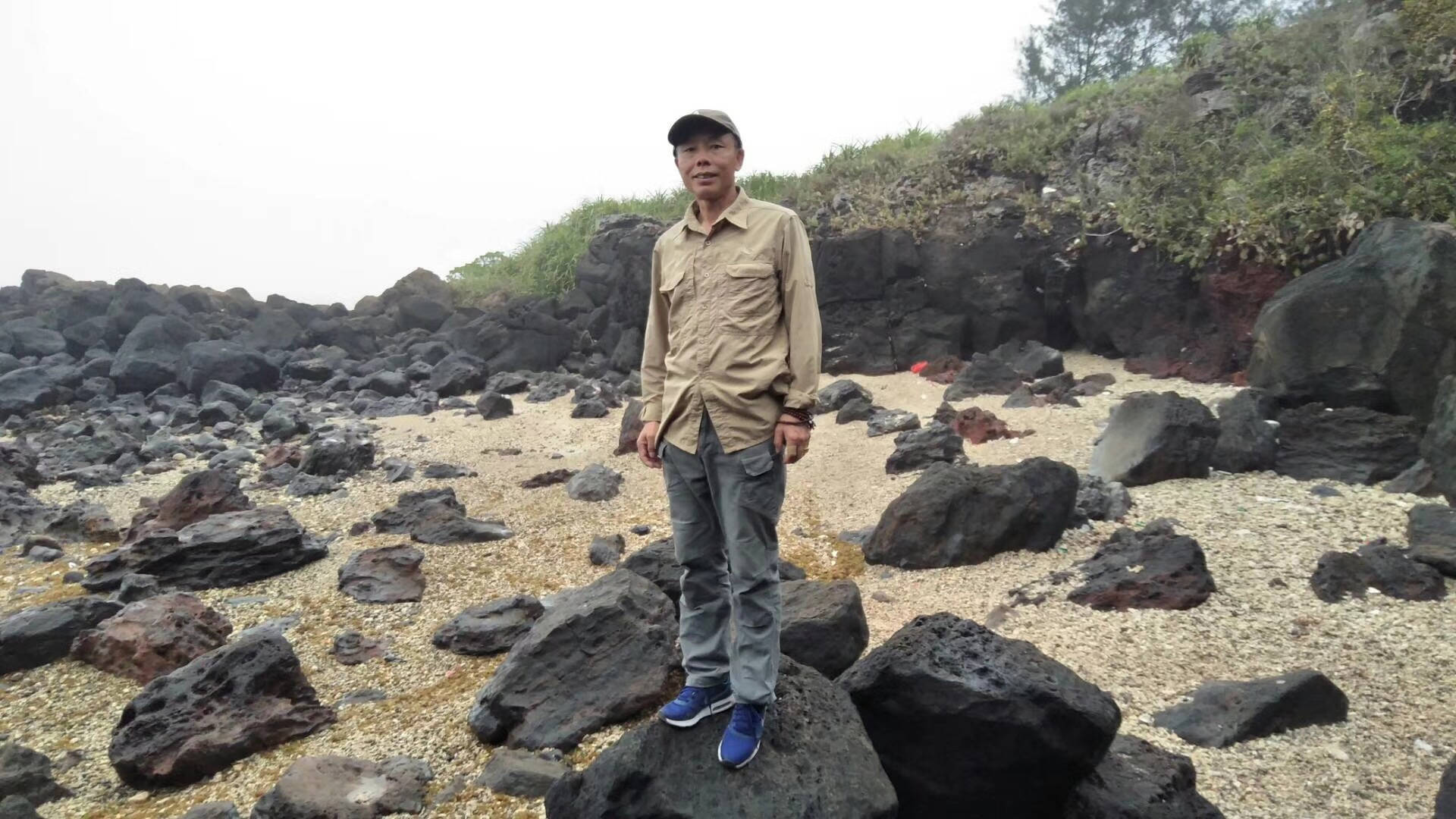 儋州最美海湾古盐田,海南儋州龙门激浪五彩湾