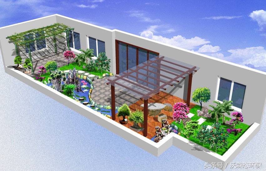 花架葡萄架阳台,铝合金葡萄架阳台花园