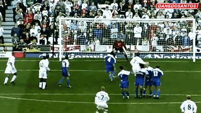 伊布十大经典进球,博格坎普转身进球