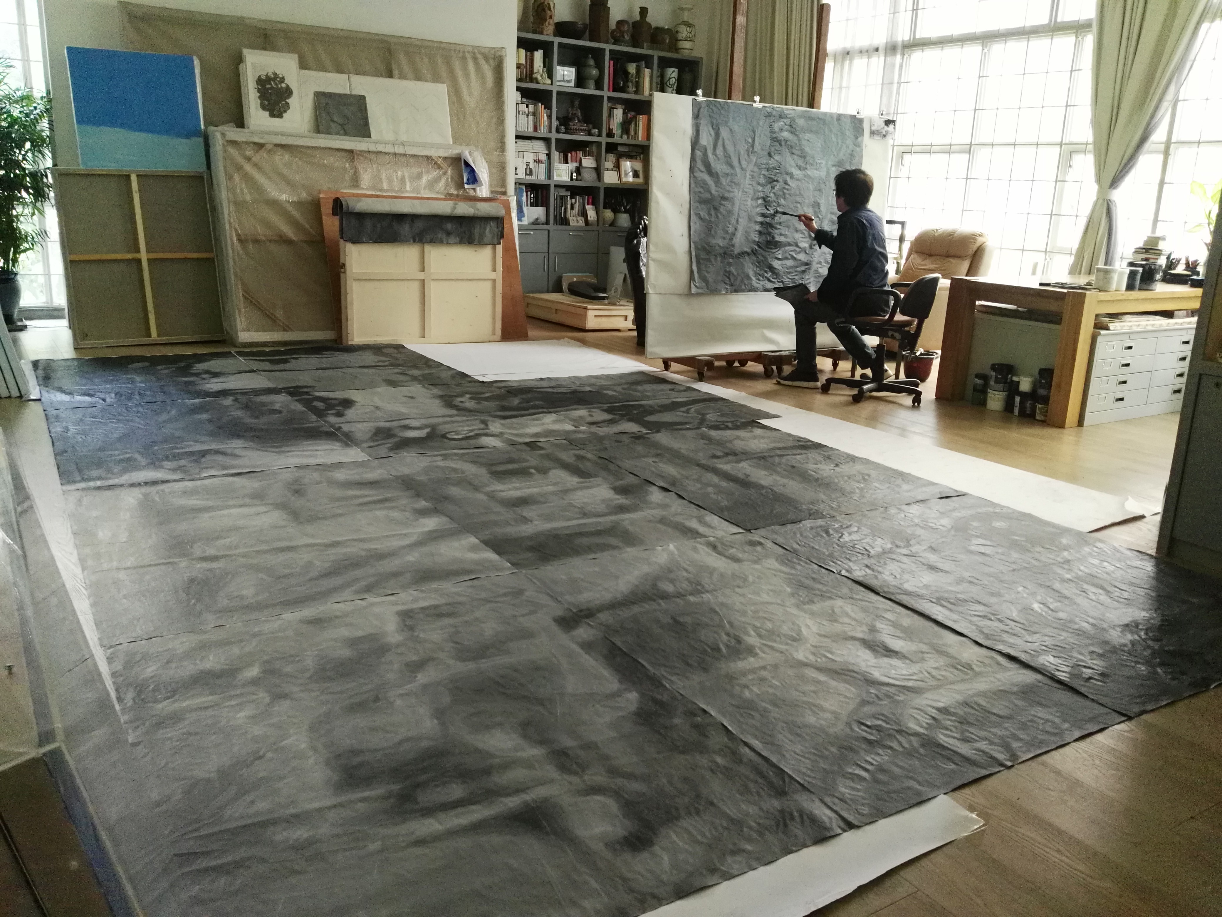 艺术家杨国辛作品,杨国辛油画作品欣赏