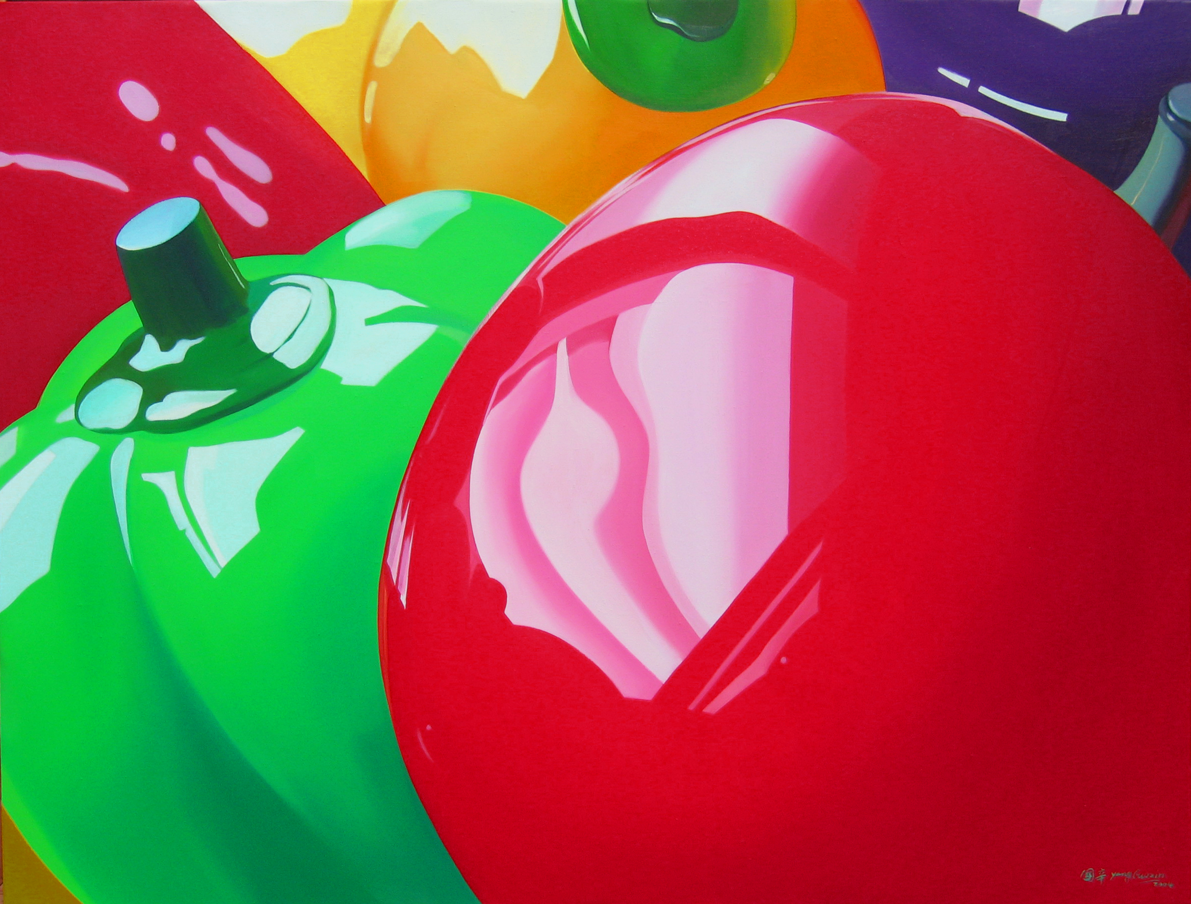 艺术家杨国辛作品,杨国辛油画作品欣赏