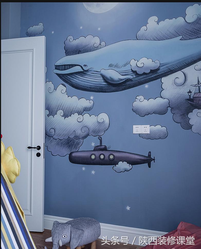 280平轻奢美式,120平美式轻奢风高级蓝灰