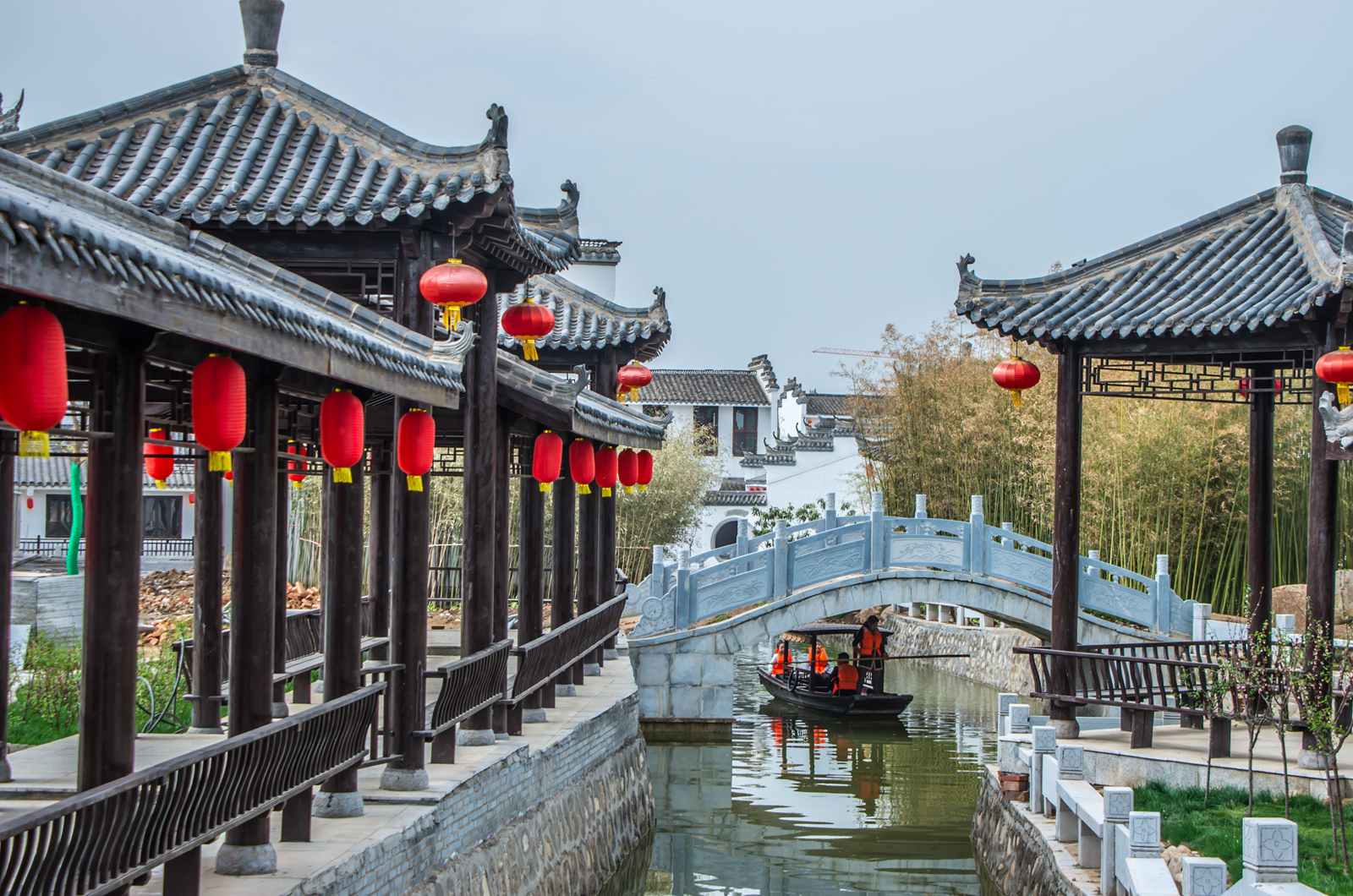 陕西的江南水乡,渭南小江南竹溪里