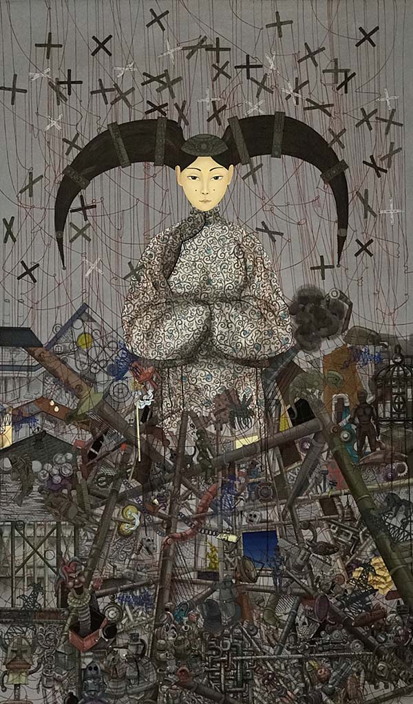 当代蒙古艺术：机械漫画潮流气质，让你意想不到！|张小玉