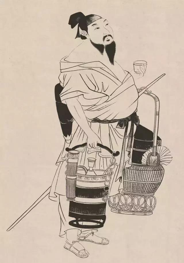 传统人物白描手稿,古代白描人物集锦