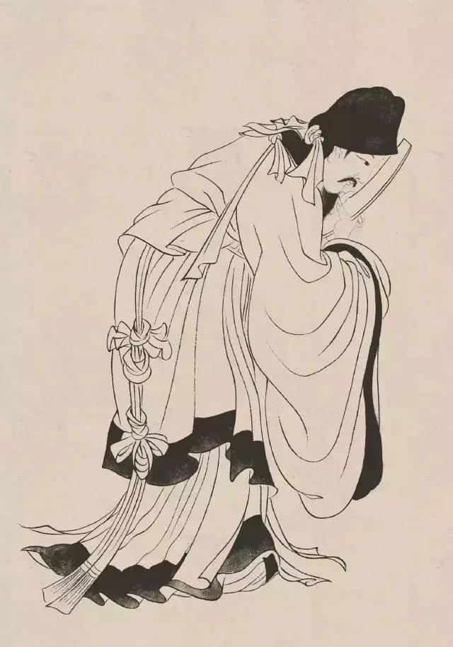 传统人物白描手稿,古代白描人物集锦