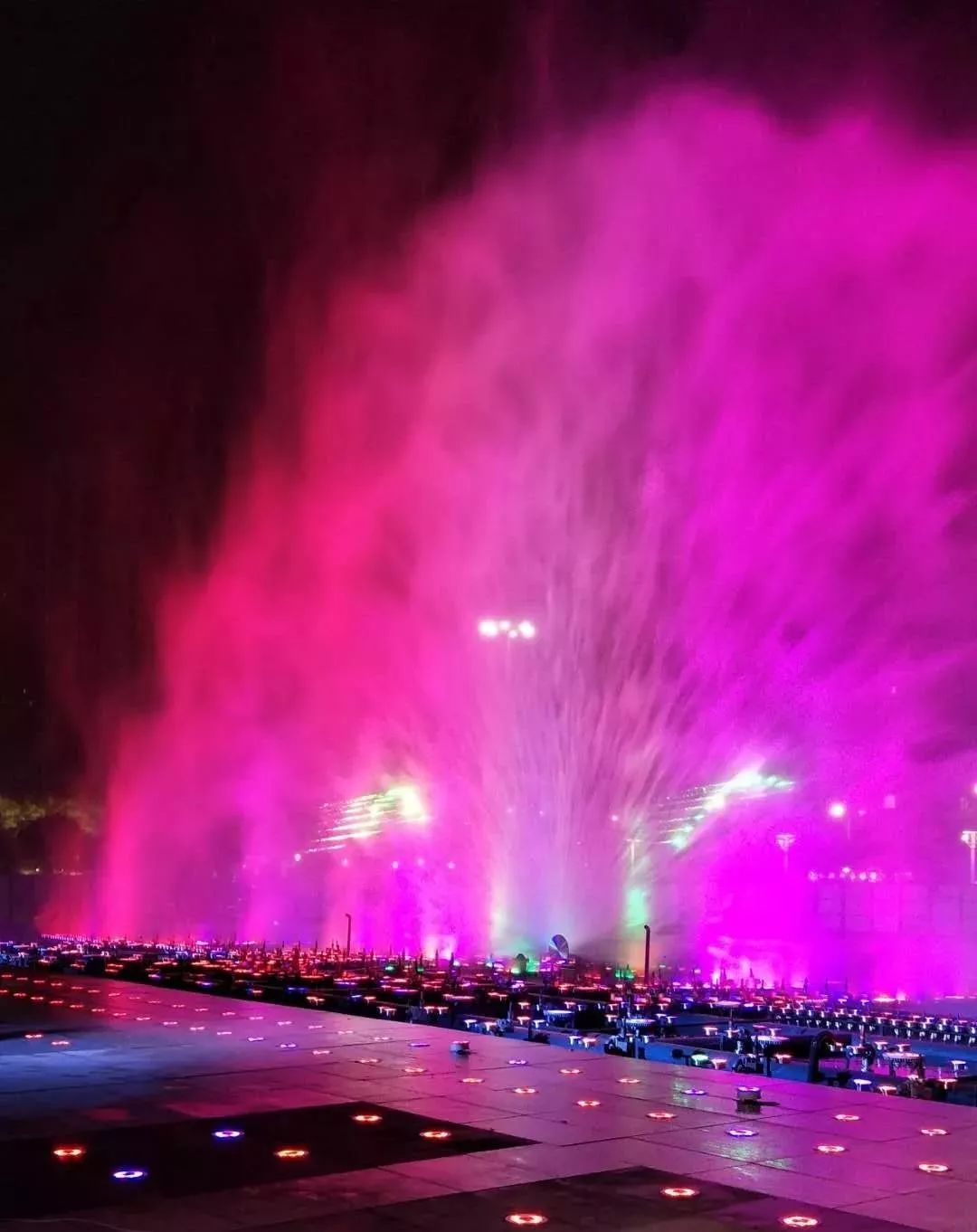 水幕秀震撼视频,西递水幕光影秀