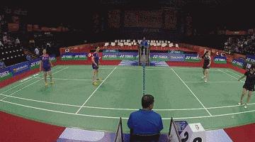 羽毛球双打放网抓扑,羽毛球双打封网扑压教学