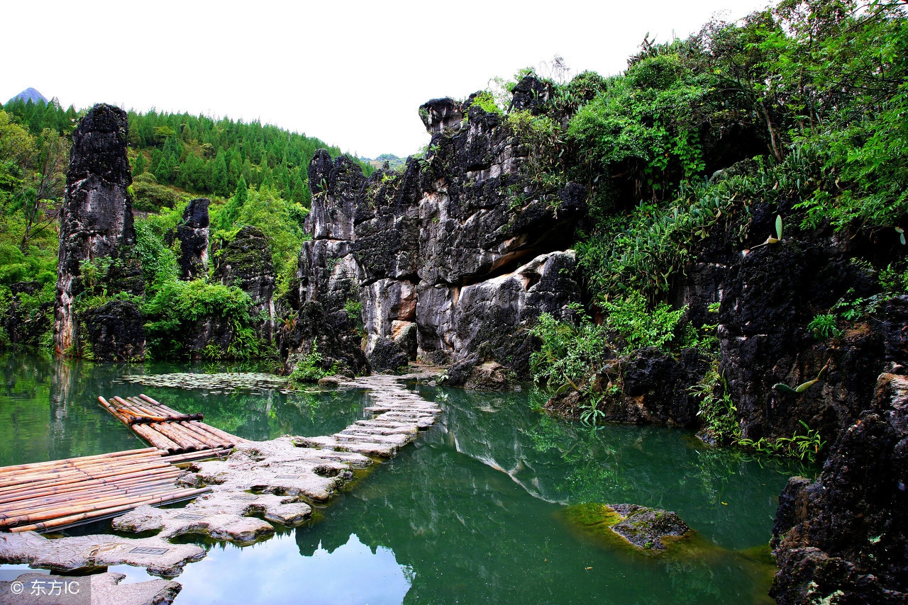 黄果树壮丽加天星桥精致繁复再加上陡坡塘的清雅成就完美布局