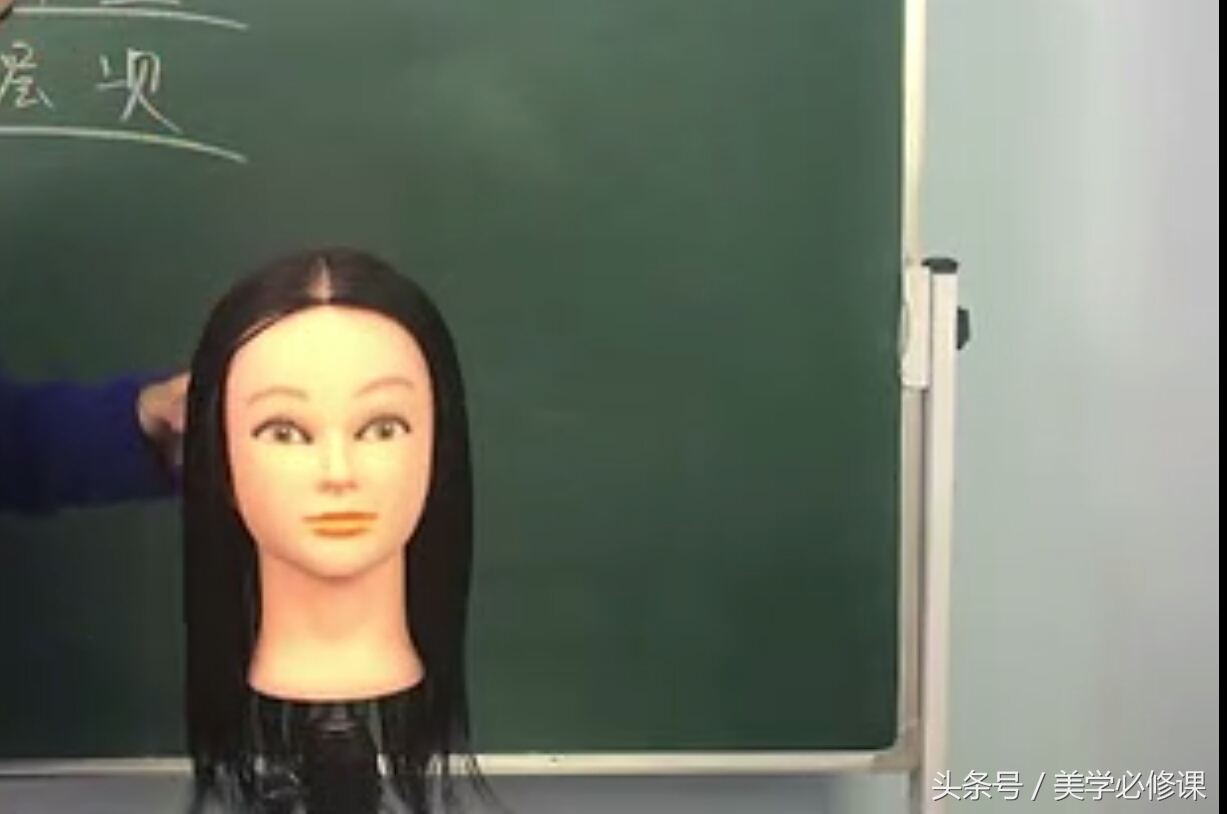 发梢直的蛋蛋卷烫发排杠教程,烫发发型及排杠教程