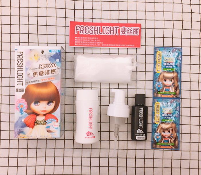 施华蔻斐丝丽泡泡染发剂薄荷青灰,施华蔻斐丝丽泡泡染发剂教学