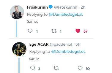 LOL土耳其战队辅助表示出柜网友：RNGay的各位什么时候宣布