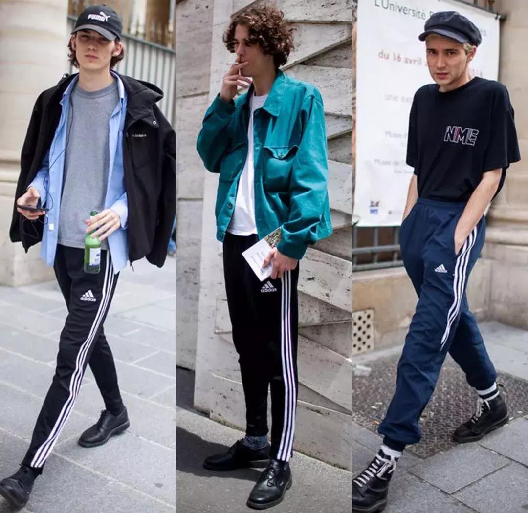 翻箱倒柜找出来的侧边条纹裤，却不知道怎么穿？