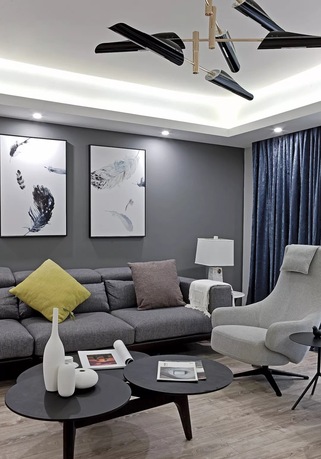 餐厅客厅一体简约现代,餐厅客厅一体现代简约装修