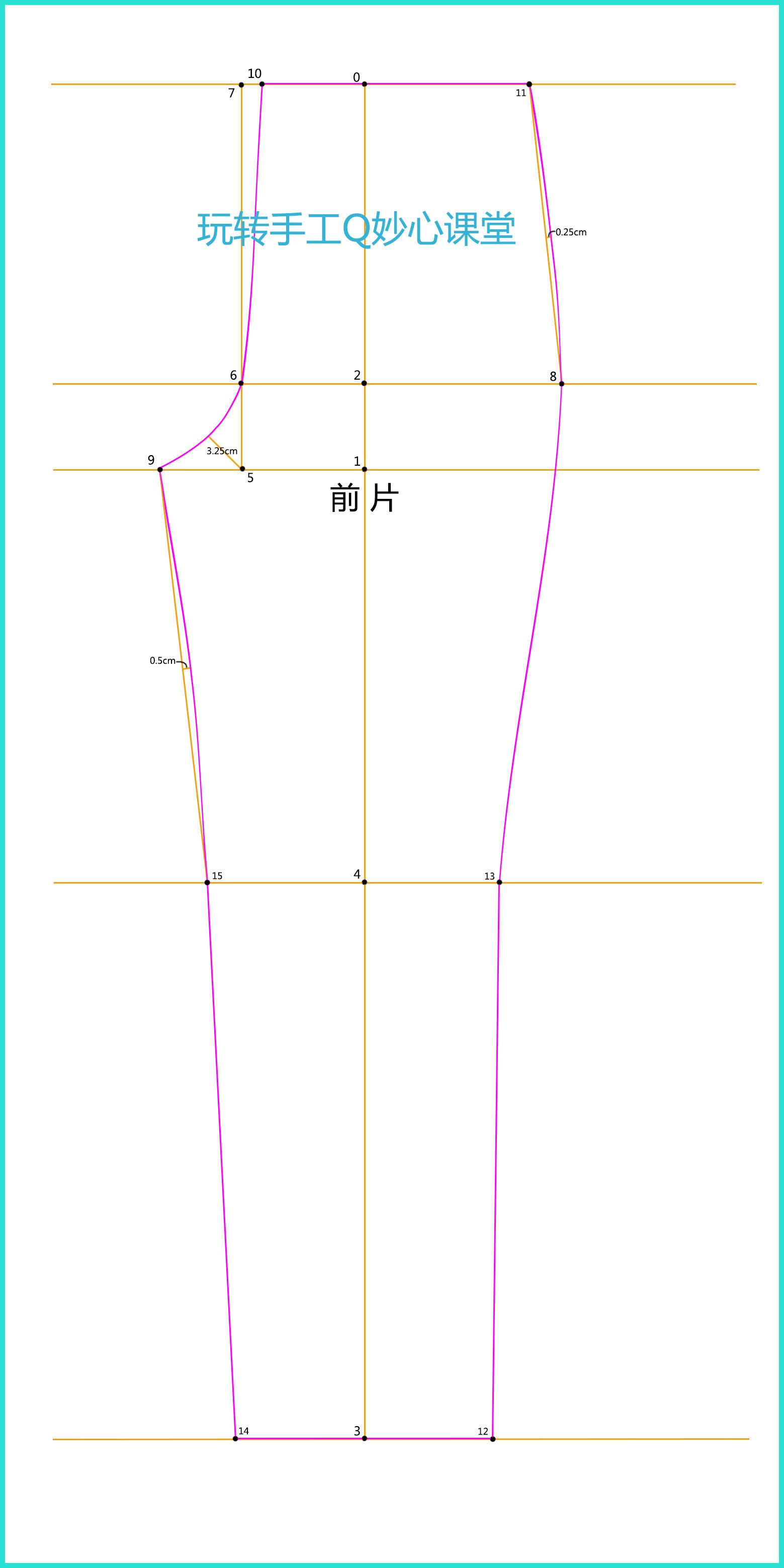 服装打版方法步骤图解,裤子服装打版自学教程大全