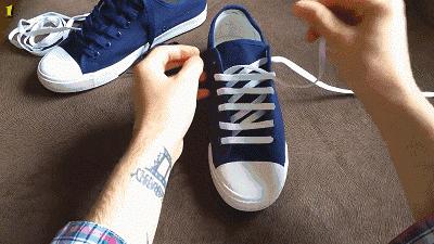 鞋带怎么穿不用系又好看,让鞋子颜值翻倍的5种鞋带系法