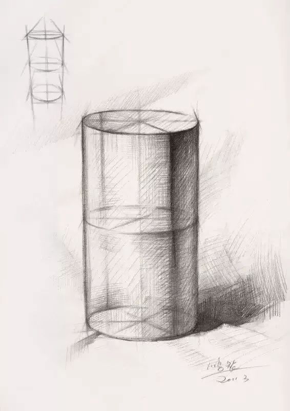 素描入门几何图形教学,美术素描入门简单图形知识点