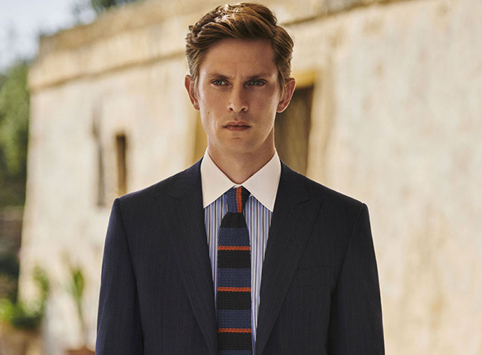 thombrowne男士格子衬衣,政客都穿什么颜色的衣服