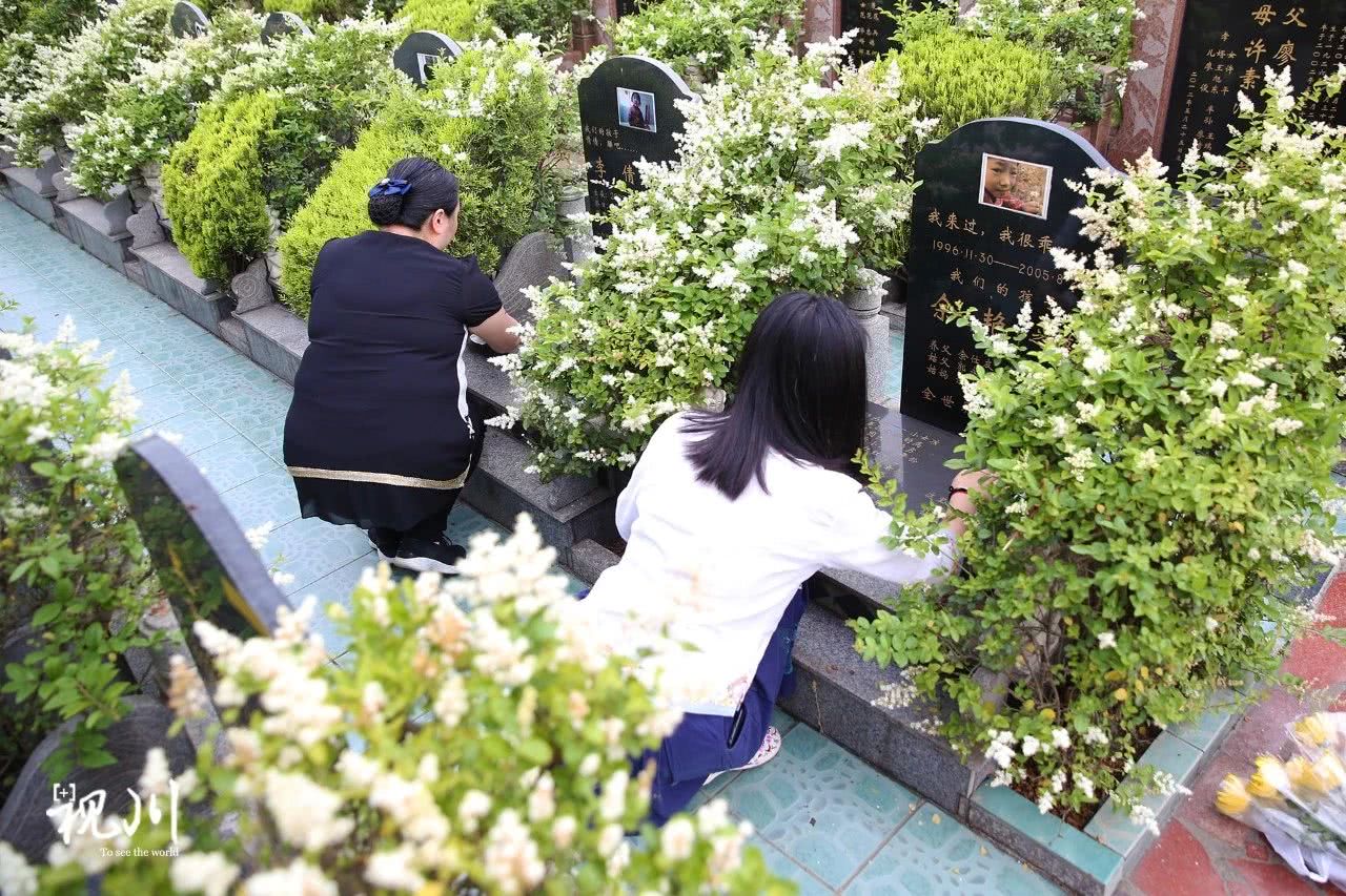 气球葬礼母亲,气球墓园