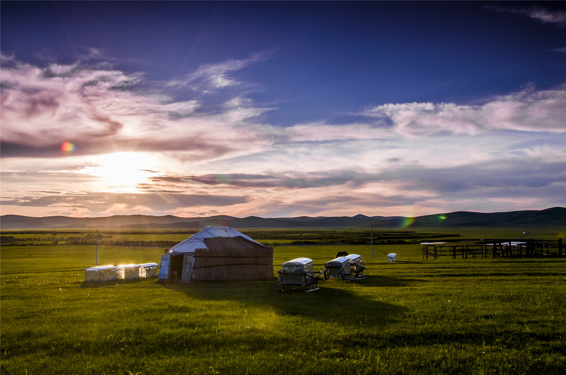 呼伦贝尔大草原中俄边界线风景区,呼伦贝尔大草原跟团游一日游