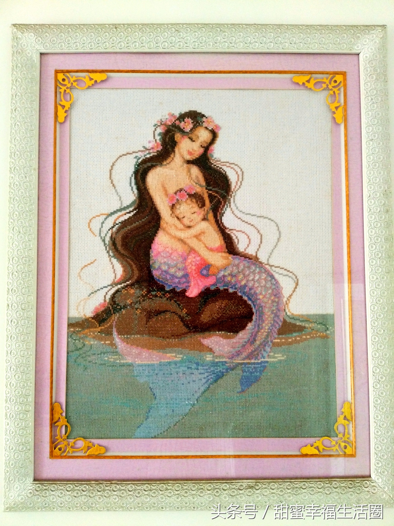十字绣一针一线的艺术,十字绣一针一针的绣出一幅图