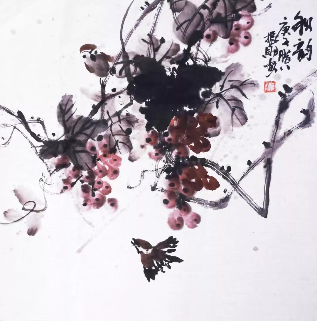 方振财花鸟作品欣赏,方振财花鸟画欣赏图片