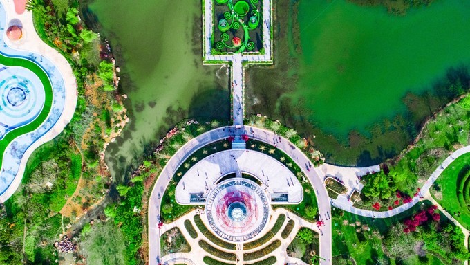 滁州花博园秋景,秋天滁州花博园图片