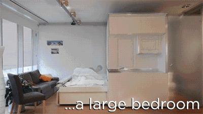 当你还在宜家买买买时，别人都在用折叠餐桌、智能衣柜、隐形床了