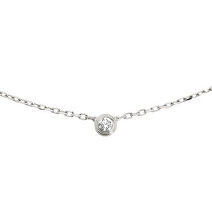 唐嫣同款钻石锁骨项链中国黄金,唐嫣同款女士经典圆形单钻项链