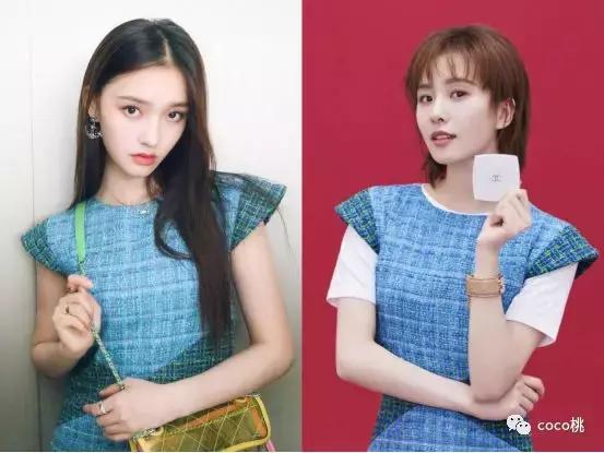 范冰冰刘亦菲倪妮娜扎同穿樱桃粉,娜扎和倪妮哪个好看