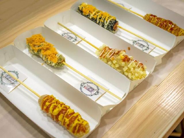 韩国芝士拉丝热狗店,韩国正宗芝士热狗