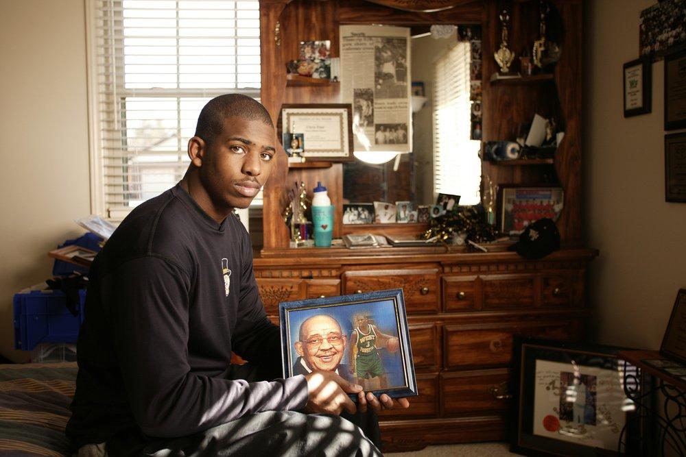 克里斯保罗自传,克里斯保罗与祖父