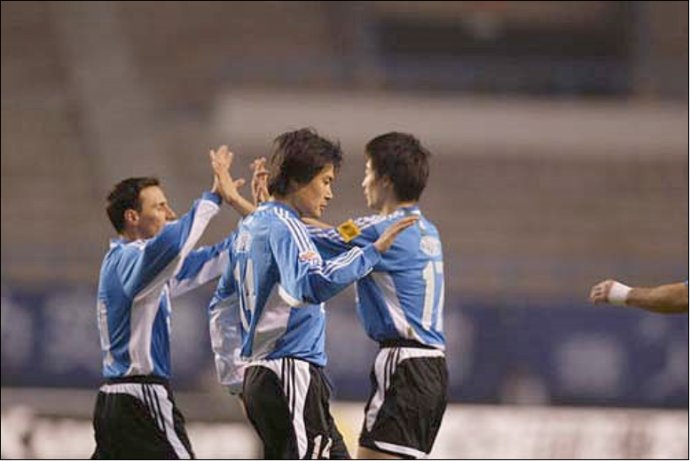 大连足球赵旭,大连实德队亚冠联赛进球