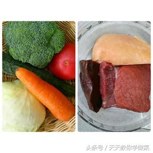 给狗狗自己做狗粮,自己给狗狗做西餐