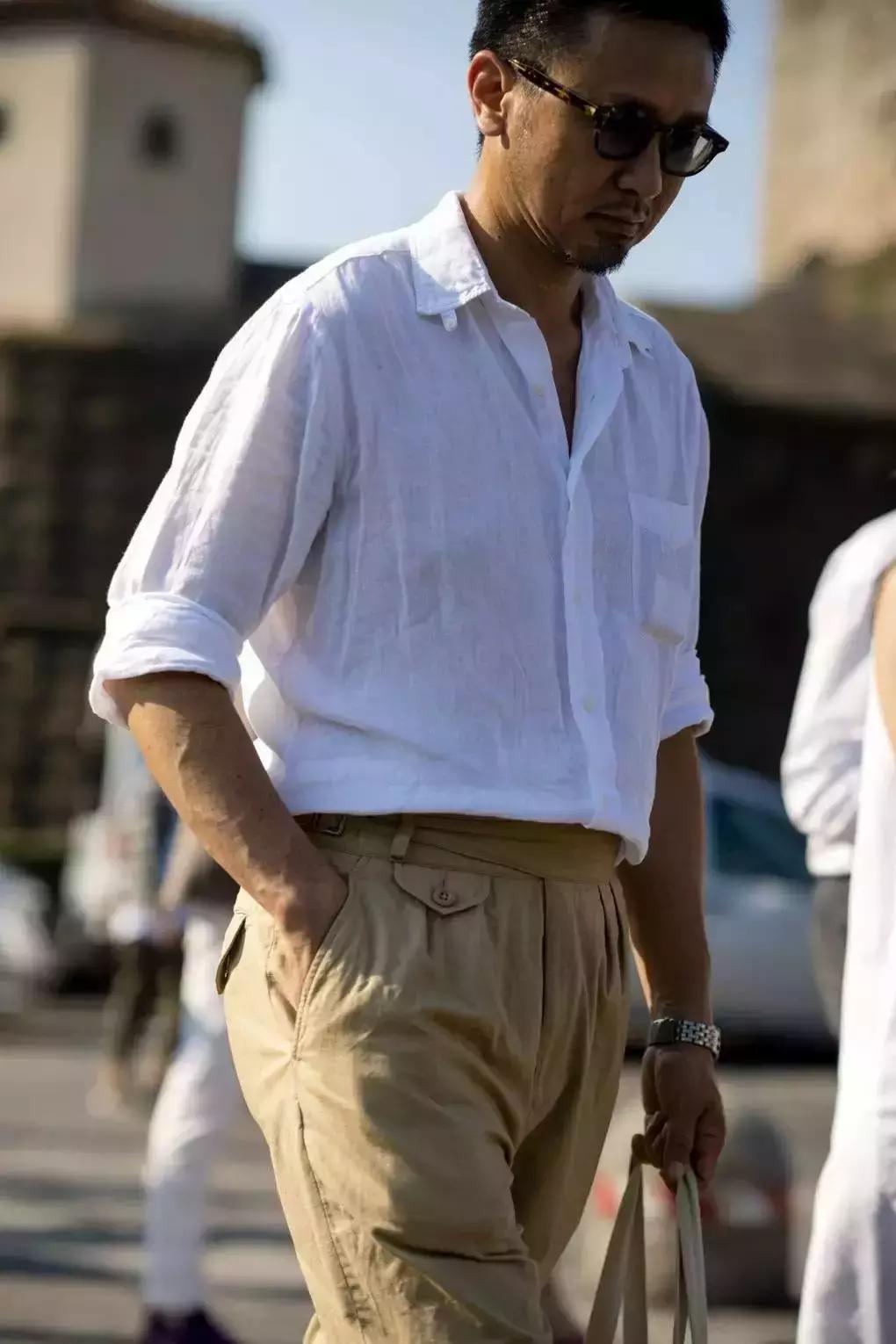 亚麻衬衫怎么穿才有品位,亚麻衬衫夏季穿最舒服