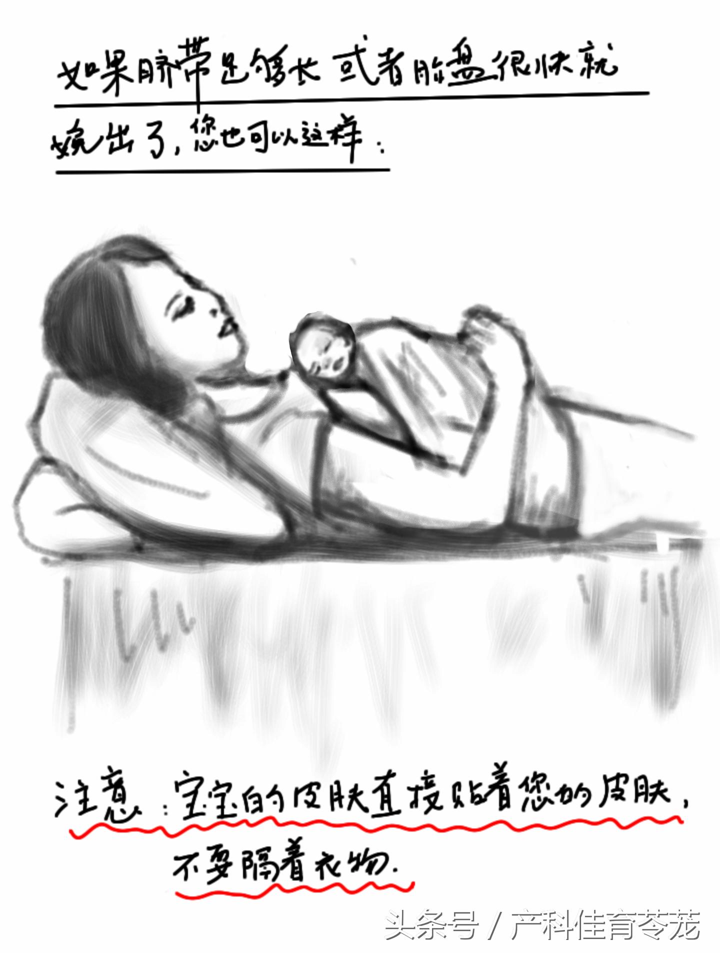来不及去医院生娃?这套图留着应急