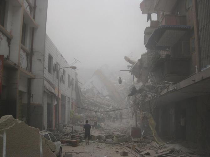 汶川地震十年重走北川老县城,汶川大地震北川老县城地震遗址