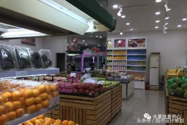 水果店水果陈列摆放销售技巧,20方长方形水果店铺陈列设计