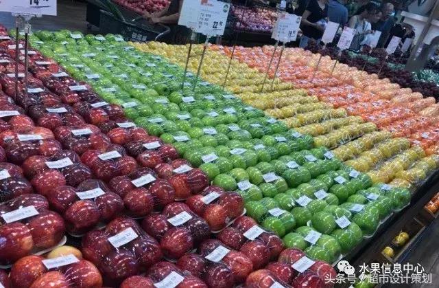 水果店水果陈列摆放销售技巧,20方长方形水果店铺陈列设计