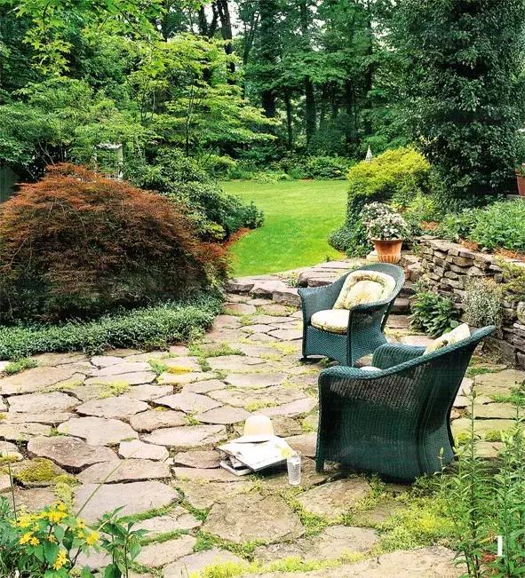 4种常见庭院铺装材料与优缺点,庭院最流行的铺装