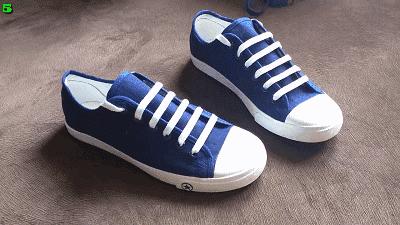 adidas贝壳头鞋带不打结系法,运动鞋鞋带系法教程男板鞋免打结