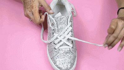 adidas贝壳头鞋带不打结系法,运动鞋鞋带系法教程男板鞋免打结