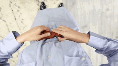 全网最简单的腰带系法一分钟学会,腰带的三种简单系法看完保你学会