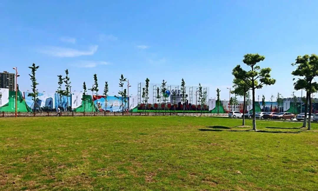 万达广场大足球场,松江万达旁边的草坪