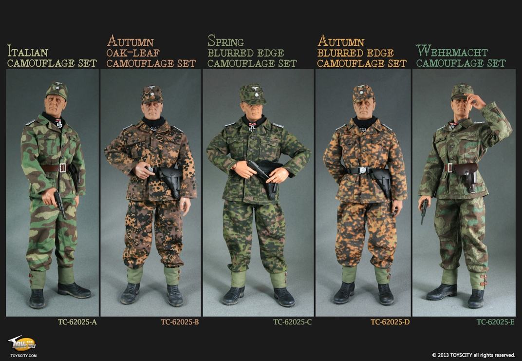 二战德军的伪装,二战德军野战伪装