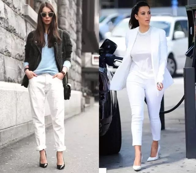 白裤子怎么穿不显胖,怎么穿都显瘦的裤子