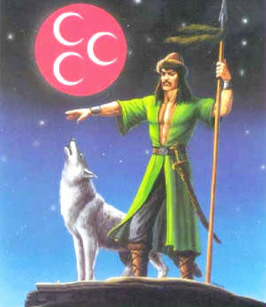 一男子与一白狼相遇，在一座山洞里共居四十天，之后狼化作了美女