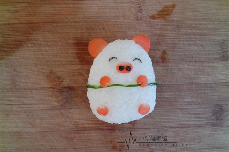 欢度六一儿童节，做一个萌萌的卡通饭团吧，孩子喜欢，做法简单